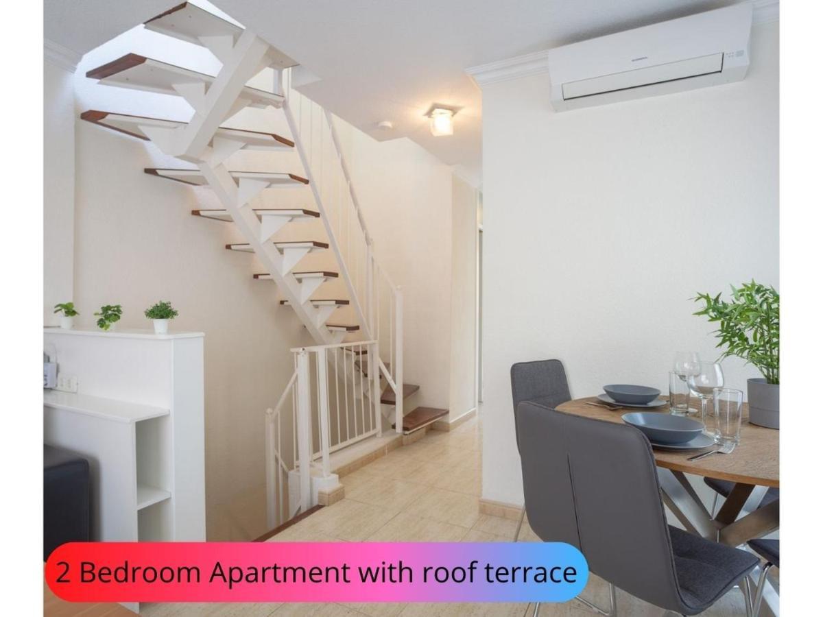 Desirable Rooftop Terrace , 2 Bedroom Apartment With Wifi In Costa Adeje กาเยาซัลวาเค ภายนอก รูปภาพ