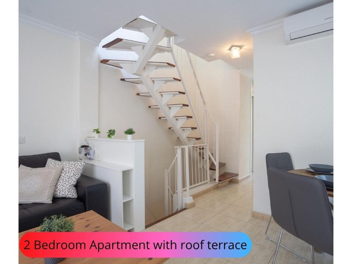 Desirable Rooftop Terrace , 2 Bedroom Apartment With Wifi In Costa Adeje กาเยาซัลวาเค ภายนอก รูปภาพ