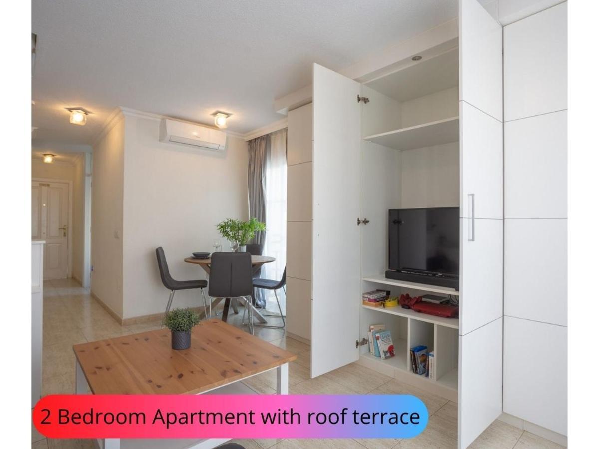Desirable Rooftop Terrace , 2 Bedroom Apartment With Wifi In Costa Adeje กาเยาซัลวาเค ภายนอก รูปภาพ