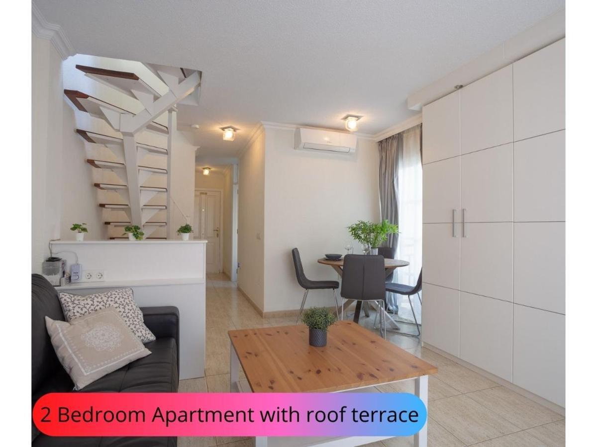 Desirable Rooftop Terrace , 2 Bedroom Apartment With Wifi In Costa Adeje กาเยาซัลวาเค ภายนอก รูปภาพ