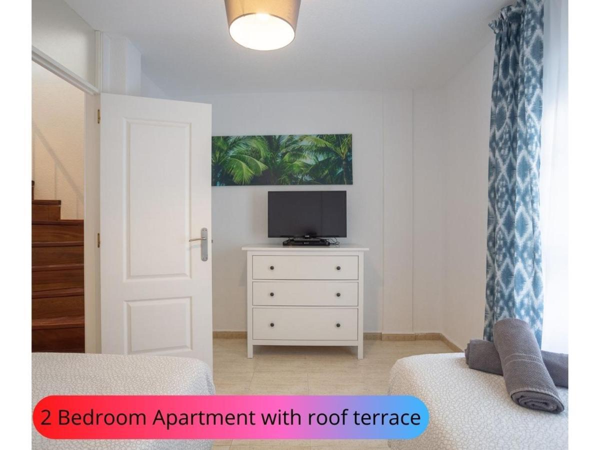 Desirable Rooftop Terrace , 2 Bedroom Apartment With Wifi In Costa Adeje กาเยาซัลวาเค ภายนอก รูปภาพ