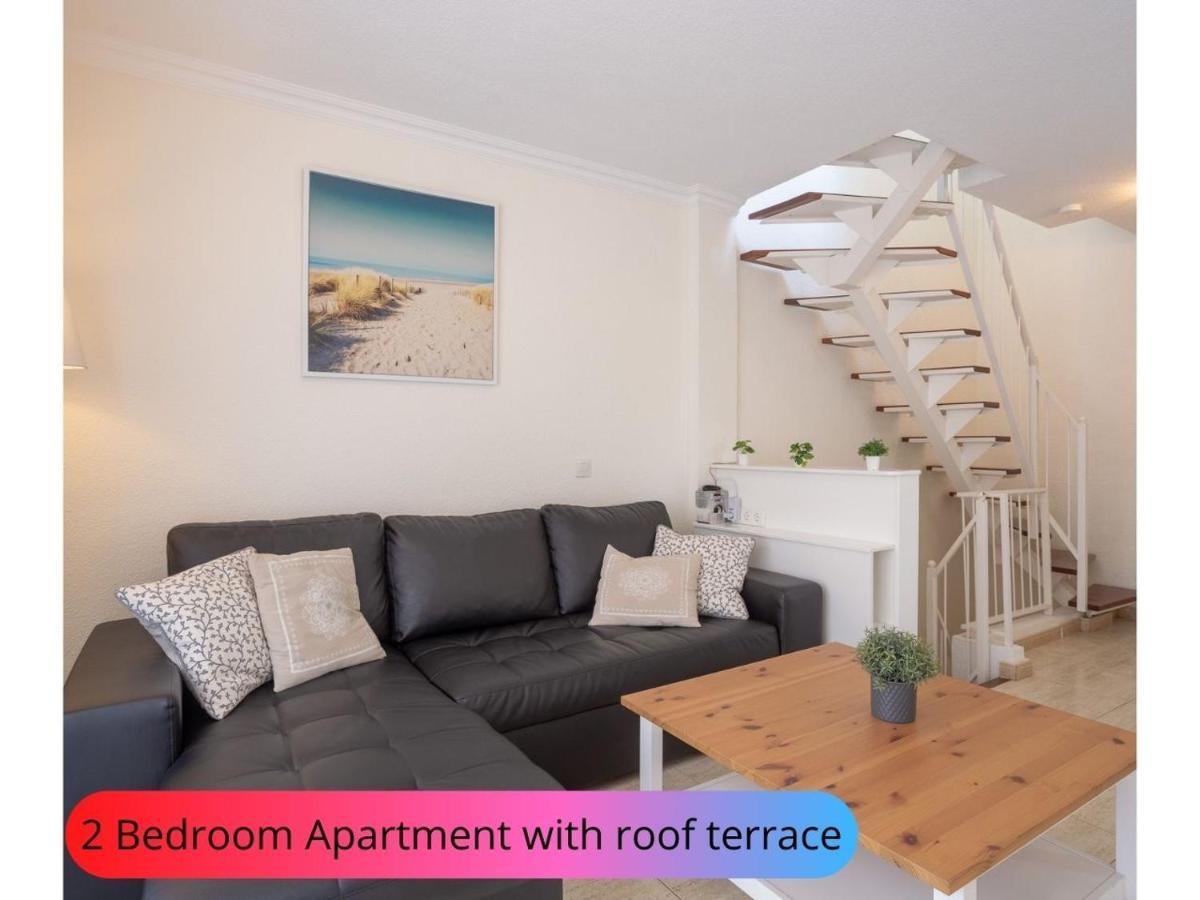Desirable Rooftop Terrace , 2 Bedroom Apartment With Wifi In Costa Adeje กาเยาซัลวาเค ภายนอก รูปภาพ