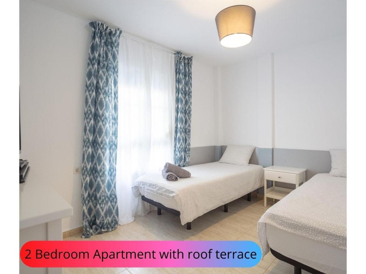 Desirable Rooftop Terrace , 2 Bedroom Apartment With Wifi In Costa Adeje กาเยาซัลวาเค ภายนอก รูปภาพ