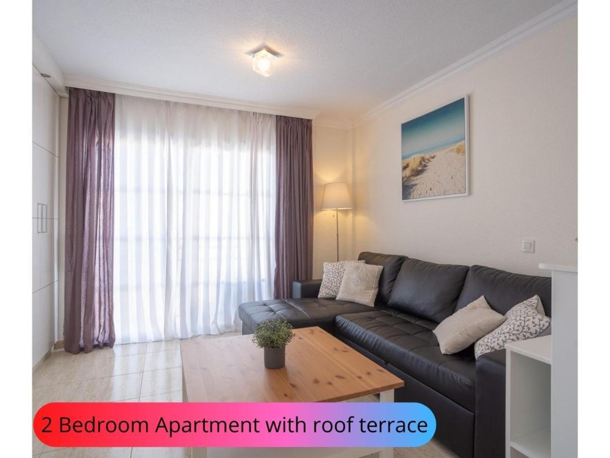Desirable Rooftop Terrace , 2 Bedroom Apartment With Wifi In Costa Adeje กาเยาซัลวาเค ภายนอก รูปภาพ